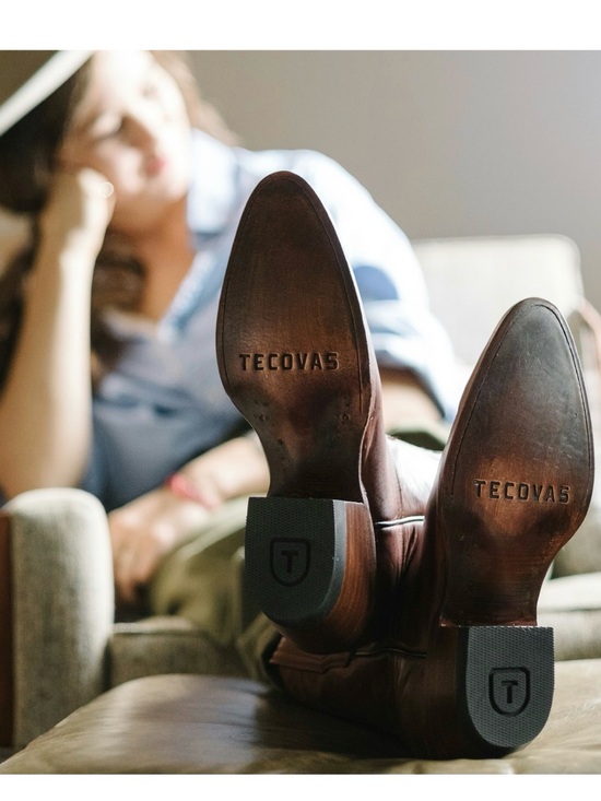 Tecovas Shoes - Tecovas Penny Brown Honey Brown Leather 9.5